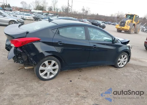 2012 Hyundai Elantra Limited from USA, damaged, VIN 5NPDH4AE0CH082248